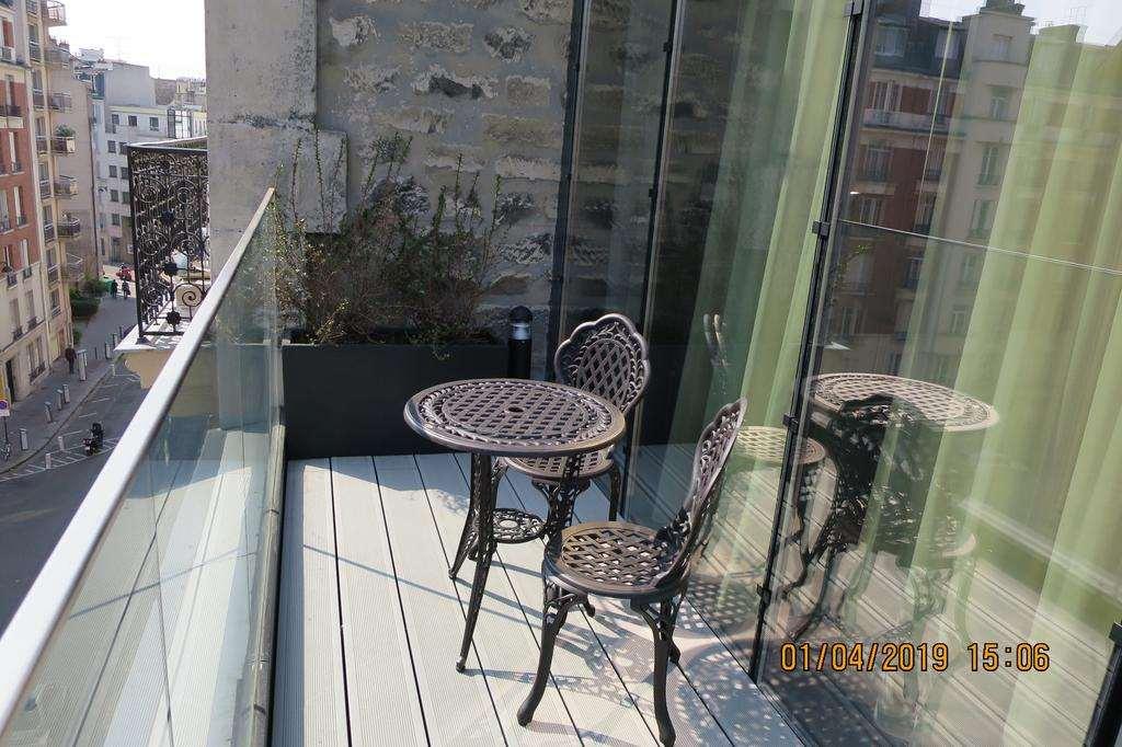Villa Eiffel Mademoiselle Paris Værelse billede